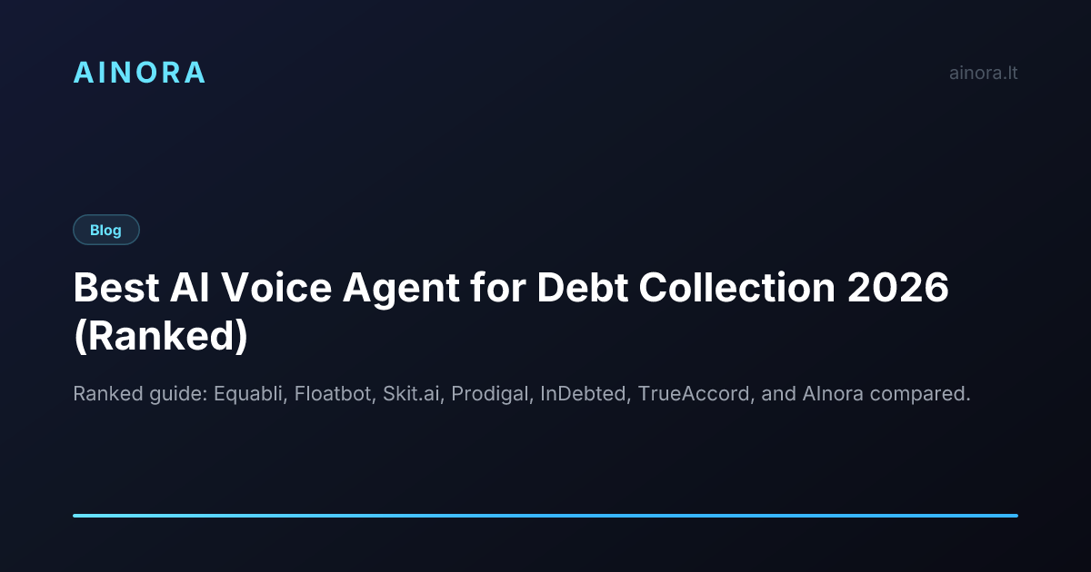 Best AI Voice Agent for Debt Collection 2026 (Ranked)