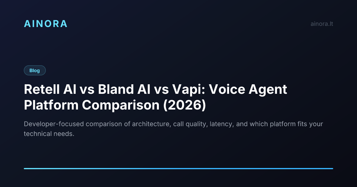 retell ai vs vapi Retell AI vs Bland AI vs Vapi: Voice Agent Platform Comparison (2026)