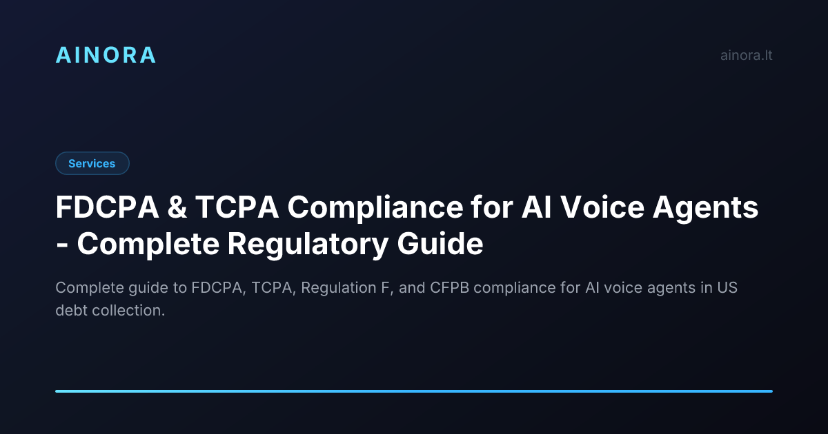 FDCPA & TCPA Compliance for AI Voice Agents - Complete Regulatory Guide ...